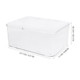 thumbnail image 2 of Toyvian Clear Stackable Storage Container with Lid for Home Organization, Kitchen Cupboard, and Pantry Storage Solutions, 2 of 6