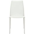 thumbnail image 2 of Safavieh Aidan Dining Side Chairs - White Vinyl - Set of 2, 2 of 5