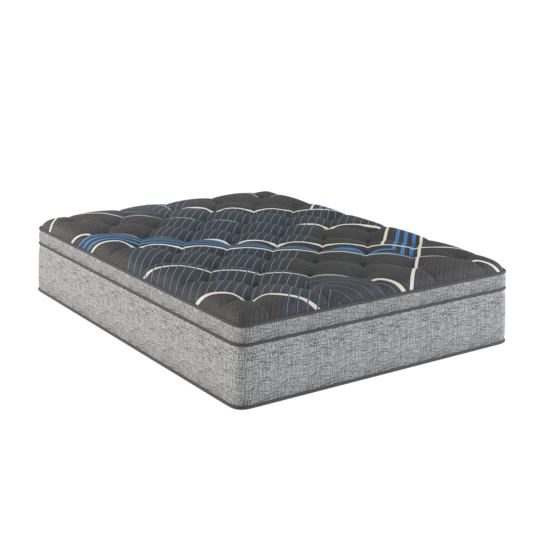 CHAMPFLAG California King Size 15" Hybrid Mattress, Euro Top Plush Feel, Cooling Gel Memory Foam with Edge Support