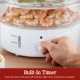 thumbnail image 6 of 6.3 Quart Electric Vegetable Steamer Rice Cooker with Timer for Healthy Cooking, 6 of 7