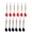 Red and Black, variant on BESTSKY 12Pcs Darts,Stable Flight Steel Tip Darts,Family Fun Dart Flights,Mixed Colors