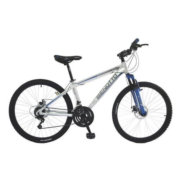 Bicicleta Benotto Mtb XC-5000 R26 21v Doble Disco Aluminio Plateado