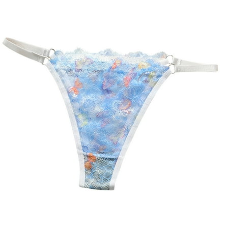 Womens Thongs Sexy Underwear High Waisted No Show Panties Underpants Nylon Breathable Mesh Low Rise Brief Base Low Rise Thong with Lace Panty Plus Size Full Coverage Soft Stretch Boxer Shorts
