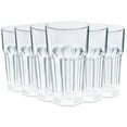 thumbnail image 1 of TableTop King 16 Ounce Cooler Glasses, Libbey Gibraltar Bottom Accent, White, Set of 6, 1 of 1