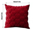 thumbnail image 4 of Funda decorativa en forma de corazón, cojín suave para sofá, dormitorio y salón, funda protectora, 4 of 5