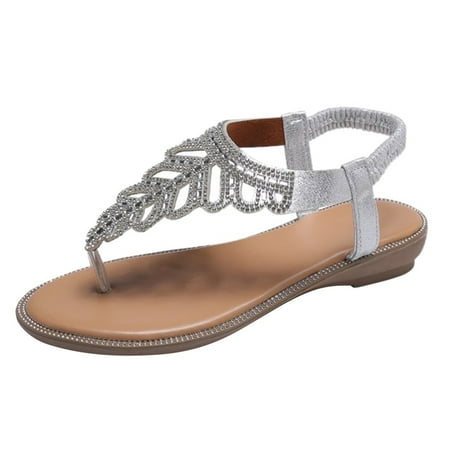 

Wesracia ladies shoes Summer Women s Flip-Flops Open Toe Casual Beach Shoes Flats Sandals Woman Shoes for ladies summer