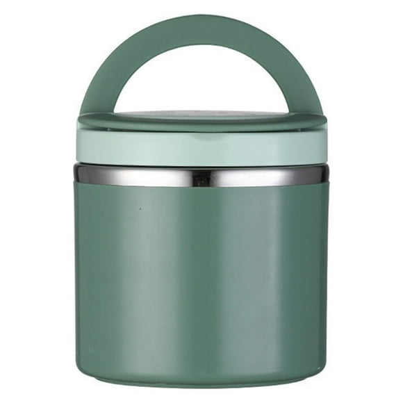 Bewildely Frasco para sopa Frasco para sopa Frasco termo para sopa Frasco para comida caliente Frasco para comida caliente Frasco para sopa Mostrada verde 630ML