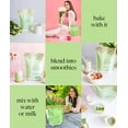 thumbnail image 5 of Truvani Vegan Plant Based Pea Protein Powder | Organic | Matcha | 20 Servings | Gluten & Dairy Free, 5 of 9