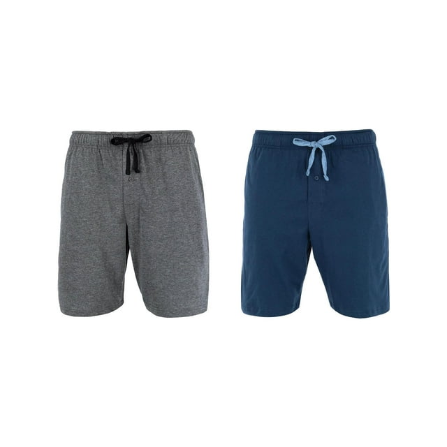 Hanes Short de Pyjama en Tricot (Lot de 2) (Grande Taille pour Hommes)