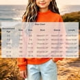 thumbnail image 2 of Mitankcoo Girls Waffle Knit Sweater Long Sleeve Raglan Pullover Top Loose Warm Casual Knitwear for Fall Winter, 2 of 5