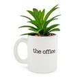 thumbnail image 2 of The Office "World's Best Boss" 3-Inch Ceramic Mini Planter With Artificial Succulent, 2 of 6