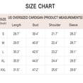 thumbnail image 6 of Women Oversized Cardigan Sweater Front Open Knitted Lantern Long Sleeve Thick Jacket, 6 of 6
