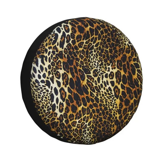 Animal Spare Tire Cover for Land Cruiser RV Tiger Tiger Car Wheel Protector Covers Leopard Print
