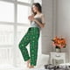 thumbnail image 5 of Fotbe Milk Tea Pantalones de Pijama para Mujer, Pantalones de Dormir, Pantalones Pj con Cordón y Bolsillos-Large, 5 of 6