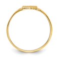 thumbnail image 5 of Auriga Fine Jewelry 14K Yellow Gold Polished and Satin Ring for Women Size 3, 5 of 6