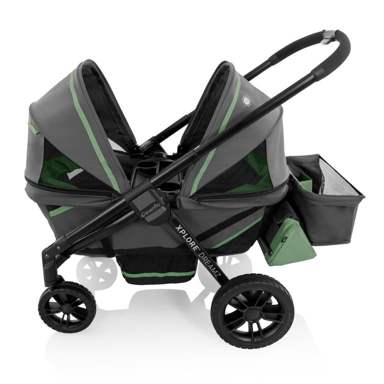Evenflo Pivot Xplore Dreamz All-Terrain Stroller Wagon, Bassinet