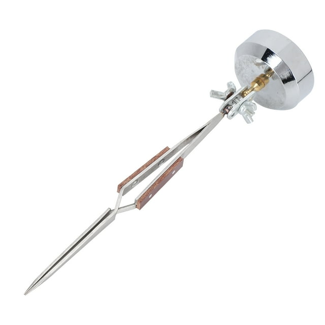 Curved Tip Tweezers, Rotate 360 Degrees Lock Straight Tip Jewelry Welding , For Hobbyists,Jewelers Model Makers,Watchmakers Straight,Curved