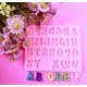 thumbnail image 5 of Moldes de letras y números 3D de chocolate para pasteles y repostería de silicona para caramelos, moldes de silicona para fondant de 26 letras, 5 of 5