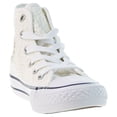 thumbnail image 2 of Canverse Chuck Taylor All Star Hi Little Kids' Shoes White-Garnett Blue 661036c, 2 of 6