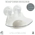 thumbnail image 4 of Bath Bliss Power Locking Suction Soap Dish, 4 of 6