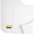 thumbnail image 1 of miduoudo-Glossy Sticker Paper for Inkjet Printer, Printable Vinyl Sticker Paper Waterproof for Laser & Inkjet Printer, 8.5" x 11", 1 of 4