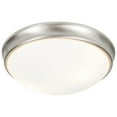 thumbnail image 7 of 20725LEDD-BS/OPL-Access Lighting-Atom-15W 1 LED Flush Mount-12.5 Inches Wide by 3.5 Inches Tall-Brushed Steel Finish, 7 of 7