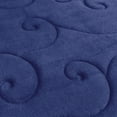 thumbnail image 2 of Lavish Home Set of 2 Bathroom Rugs – Non-Slip Memory Foam Bath Mats, Navy, 2 of 4