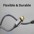 thumbnail image 5 of USB C Jack Splitter Headphone Aux Adapter [4 FT] USB Type C to Dual 3.5 mm Aux Splitter Adapter for Huawei, Xiaomi, Samsung, One Plus, Compatible with etc, 5 of 6