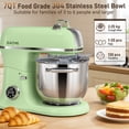 thumbnail image 6 of 7QT Stand Mixer Aluminum Die Casting,650W 11 Speed Tilt-Head Kitchen Electric Stand Mixer, Household Food Mixer with Stainless Steel Bowl, Dough Hook, Whisk and Beater,Food Mixer for Baking, Cake, 6 of 10