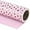 Pink & Gold, variant on CozyNestFinds Reversible Wrapping Paper - Mini Roll - 17 Inch x 33 Feet - Pink Print and Gold Delicate Polka Dots Design for Birthday, Holiday, Wedding, Baby Shower