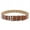 brown, variant on Double Grommet Belt for Girls and Boys, Punk PU Leather Kids Studded Holes Belt for Jeans Pants