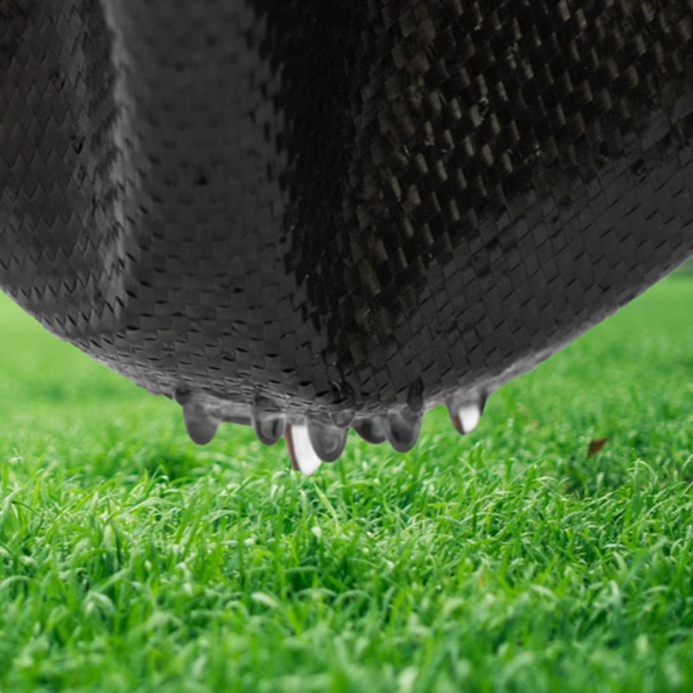 SJHmoo Weed Barrier Landscape Fabric with Holes 5x16ft, Ground Cover Weeds Blocker Heavy Duty PP Woven Weed Control Fabric for Garden and Raised Bed …