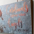 thumbnail image 3 of Glow Decor 265123 Sign - Cardinals Appear with Foil & Glitter, 3 of 4