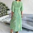thumbnail image 5 of Styesk Cardigan pour Femmes Mode Décontractée Imprimé Chiffon Cardigan Long Chemise de Soleil Blouse de Plage, 5 of 5