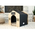 thumbnail image 4 of Harry Barker Wooden Pet House, Cat Cube, Brown, 4 of 7