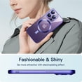 thumbnail image 7 of JETech Electroplated Case for iPhone 14 Pro Max 6.7-Inch, Camera Lens Full Protection, Compatible with MagSafe Wireless Charging, Shockproof Soft TPU Phone Cover (Royal Blue), 7 of 7