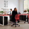 thumbnail image 5 of Pemberly Row Black Home Office Chair Stylish Comfort for Workspace, 5 of 5