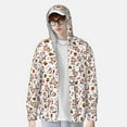 thumbnail image 2 of Gaeub Christmas Santa Cartoon Snowman Men's and Women's UPF 50+ Long-Sleeved Sun Protection Clothing, Fishing Shirt Long Sleeve Zip-XX-Large, 2 of 7