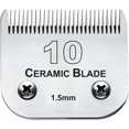 thumbnail image 1 of czcpp-10 Blade Dog Grooming Clipper Replacement Blades Compatible with Andis/Wahl/Oster Dog Clippers,Detachable Ceramic Blade & Stainless Steel Blade,Size-10, 1/16-Inch Cut Length (64315), 1 of 4