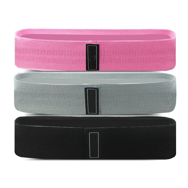 Bandas elásticas de tela antideslizantes, bandas de entrenamiento para mujeres y hombres, ejercicios para levantamiento de cadera, muslos, sentadillas y yoga.