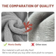 Niuniu Daddy 20Grey Cat Weighted Stuffed Animal 3.3lb Giant Sensory Plushie Toy for Anxiety Relief with Soft Faux Fur for Girls & Adults, Christmas Gift