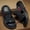 Black, variant on New Summer Men's Platform Two-Way Beach Slides with Contrast Color Webbing, Casual Sandals, Versatile Men's Shoes for Vacation and Outdoor Activities