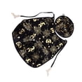 thumbnail image 3 of Halloween Pet Pumpkin Cape Set Spiderweb Pattern Adjustable Mysterious Pet Costume Set for Pet Gatherings, 3 of 6