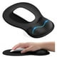 thumbnail image 1 of Mouse Pad con Reposamuñecas Gel Ergonomico, Alfombrilla para Escritorio Antideslizante para Aliviar el Dolor, Tapete Mouse para Oficina, Hogar y Gamer, Accesorios de Escritorio Oficina, Negro, 1 of 9