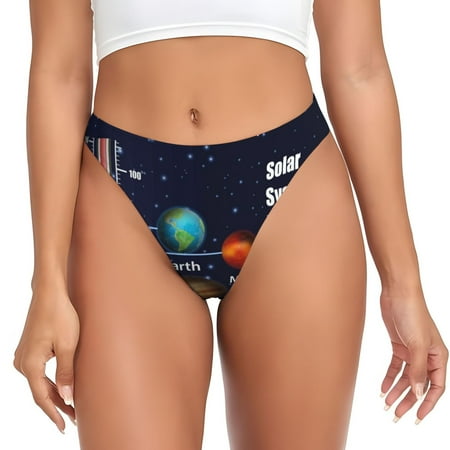 Sigee Solar System for Women s G-String Panty  Low Rise  Soft Lace Perfect for Everyday Wear or Special Occasions-3X-Large
