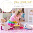 thumbnail image 4 of Muñeca Rack Rack vestido en miniatura Ropa Organizador Hierro Muñeca Muñeca Rack, 4 of 7