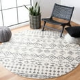 thumbnail image 2 of SAFAVIEH Tulum Leanna Distressed Geometric Area Rug, Ivory/Grey, 8' x 10', 2 of 9