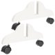 thumbnail image 3 of 2pcs Divisor de pantalla Base Divisor Divisor Base Base de la sala plegable Divisor de divisor, 3 of 5
