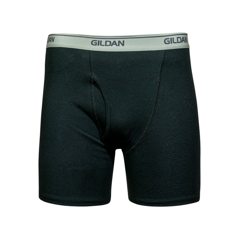 Gildan Mens Underwear Briefs, Multipack, Grey/Black (6-Pack), Large