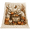 M (60"x50"), variant on Lotusprint LLC 2D Print Personalized Bunny Pumpkin Fleece Blanket, 80"x60", Autumn Harvest Woodland Custom Name Gift